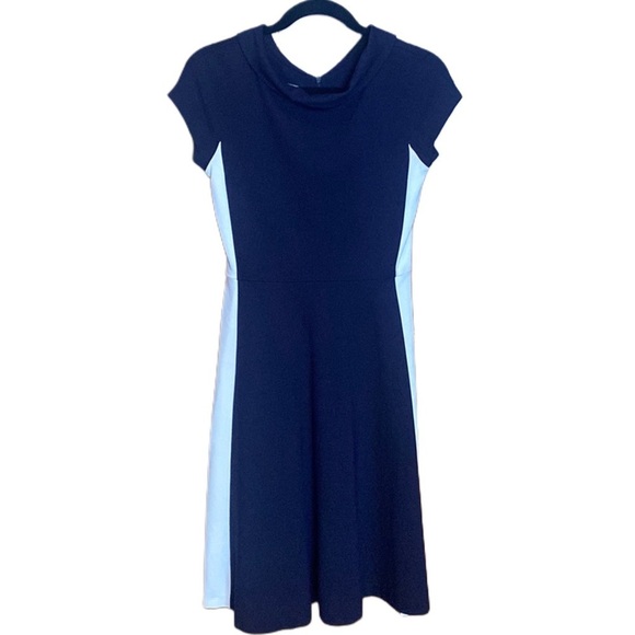 Hobbs Dresses Hobbs London Lenora Dress Sz 4 Navy/White Elegant Classy Hourglass - Picture 9 of 14